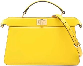 Fendi 2010s Peekaboo ISeeU two-way tote bag - Yellow
