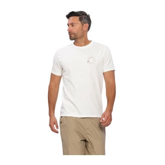 Butcher of Blue Army Circle Tee - Heren - Tops - Beige - Maat: 2XL Katoen