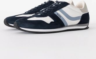 HUGO BOSS Mens BOSS Orange Levon Runn Nymi Mens Trainers - Open Blue 461 - Size: 12