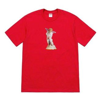 SUPREME SS19 Cupid Tee Red Angel Printing Short Sleeve Unisex SUP-SS19-685