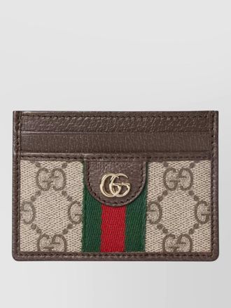 Gucci case gg compact design textured finish