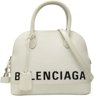 Balenciaga Pre-owned Handbags, female, White, Size: ONE SIZE Pre-owned Vintage Handbag
