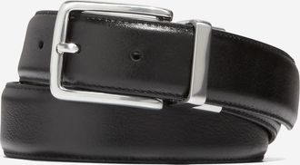 Cole Haan Mens 32MM Reversible Feather Edge Belt - Black Size 32
