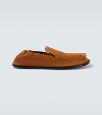 Loewe Flex suede loafers