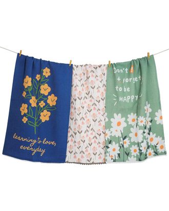 Tiramisu The Good Vibes Botanical Kitchen Towel Set