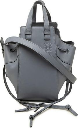 Loewe Pre-owned Loewe Mini Grained Calfskin Drawstring Hammock Satchel Ladies 1ZQ0N830ENCAOGIP