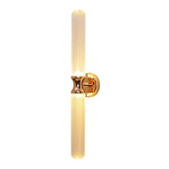 OEM Dilly Aplique Franc&eacute;s Oro 100x600mm 2xg4 Led Elegant