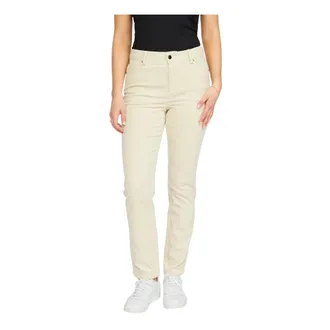 2-Biz Winter White Classic Cotton Trousers - female - 2-Biz - Slim-fit Trousers - White - 2XL - Trousers