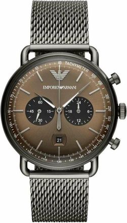 Emporio Armani Ar 11141 Horloge - Heren - Horloges - Grijs - ONE Size - Accessoires