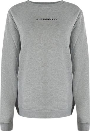 Love Moschino Dames/Dames Logo Sweatshirt (Grijs)