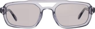 Emporio Armani Light Grey Irregular Mens Sunglasses EA4240U 620287 53