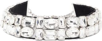 DAVID KOMA Collana con cristalli - Argento