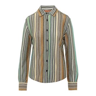 Missoni Shirts, female, Multicolor, Size: XS Long Sleeve Shirt