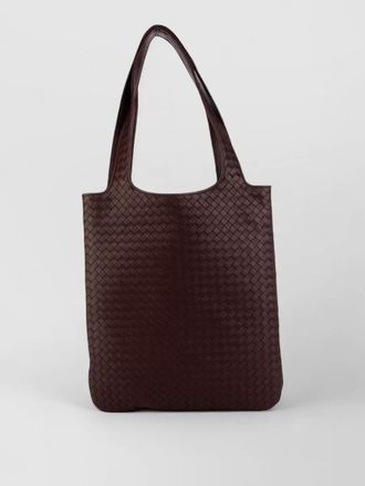 Bottega Veneta tote bag dual handles woven texture