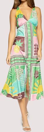 Lost + Wander Isla Spell Midi Dress In Green
