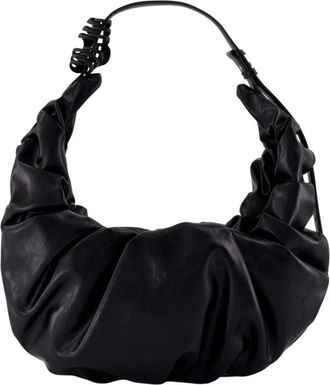 Diesel Shoulder Bags, female, Black, ONE SIZE, Grab-D Hobo L