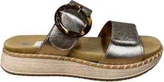 Remonte Schoenen, Dames, Grijs, 37 EU, Leer, D3J51 Slippers