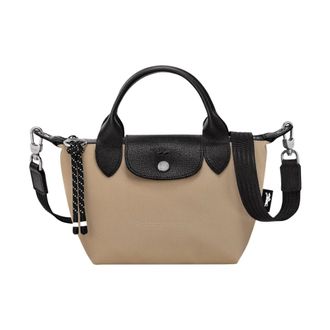 Longchamp Le Pliage Energy XS - Dames - Tassen - Beige - Maat: ONE Size Leer