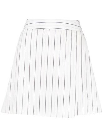 Palmer//harding Shorts a righe con strato gonna - Toni neutri