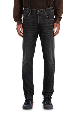 Diesel Slim Regular Waist 2062 D-Strukt Joggjeans - Jeans - Man - Black