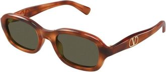 Valentino Vg0010S Zonnebril - unisex - Accessoires - Bruin - Maat: 51 MM Nylon