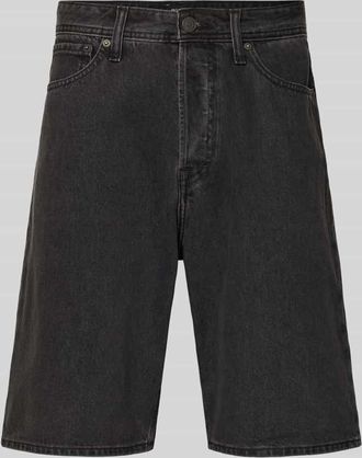 Jack & Jones Jack & Jones Baggy Fit Jeansshorts mit Eingrifftaschen Modell ALEX in Black, Gr&ouml;&szlig;e XXL