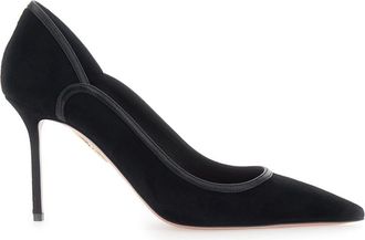 Aquazzura Black Leather Pumps