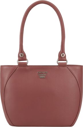 Dents Womens Oxford Leather Shoulder Bag - Pink - One Size