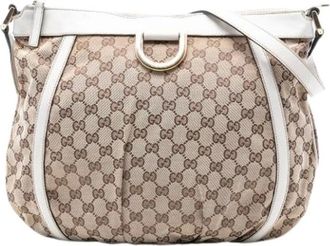 Gucci Pre-owned Shoulder Bags, female, Brown, Size: ONE SIZE Pre-owned Crossbody Bag