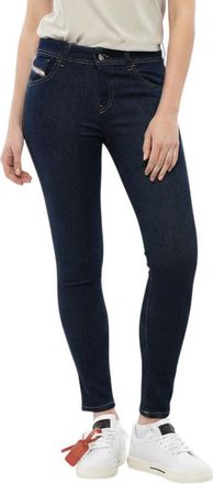 Diesel Navy Blue Skinny Mid Rise Jeans