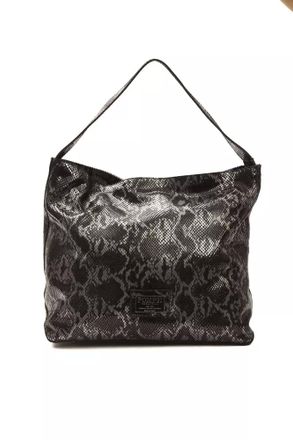 Pompei Donatella Gray Leather Women Shoulder Womens Bag