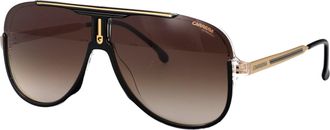 Carrera Mens Sunglasses Black Polyamide Injection Frame