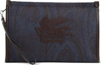 Etro Portafoglio Pegaso - Blu