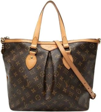 Louis Vuitton Pre-owned Handbags, female, Brown, Size: ONE SIZE Pre-owned Palermo Monogram 2way Bag
