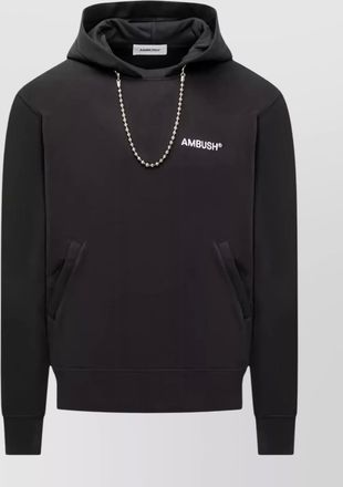 AMBUSH knit hoodie kangaroo pocket