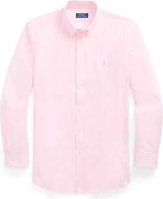 Polo Ralph Lauren Casual Overhemd - Heren - Casual Overhemden - Roze - S - Katoen - Overhemden