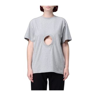 Coperni T-shirt con Finestra - - Tops - Donna - Grigio - XS