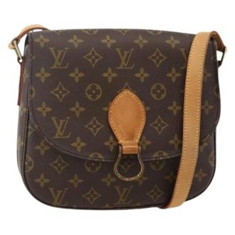 Louis Vuitton Pre-owned Cross Body Bags, female, Brown, Size: ONE SIZE Pre-owned Saint Cloud Shoulder Bag