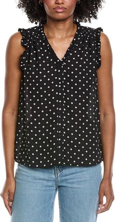 CeCe by Cynthia Steffe Cece V-Neck Button Down Blouse