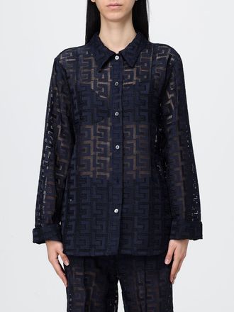 Liviana Conti Camicia in misto cotone monogram
