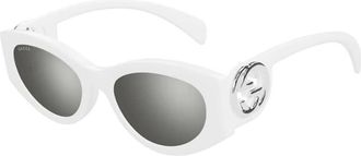 Gucci Ladies Black Cat Eye Sunglasses GG1691S 006 54