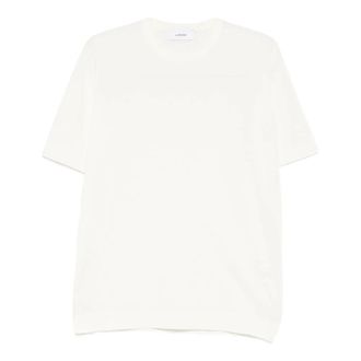 Lardini T-Shirts, male, White, Size: 2XL Crew Neck T-Shirt