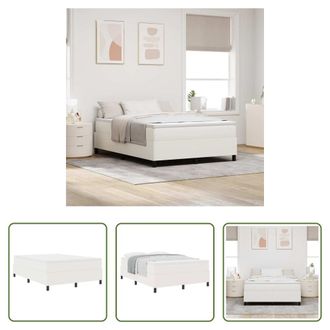 vidaXL Vidaxl Cama Tipo Box Spring Crema Y 160 X 200 Cm Tela De Pana