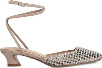 Lola Cruz Pumps con strass 45mm - Rosa