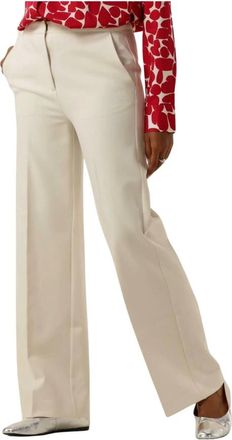 Another Label Broeken, Dames, Beige, S, Katoen, Elegante Moore Broek