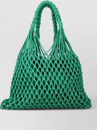 Frankie Shop macrame tote bag