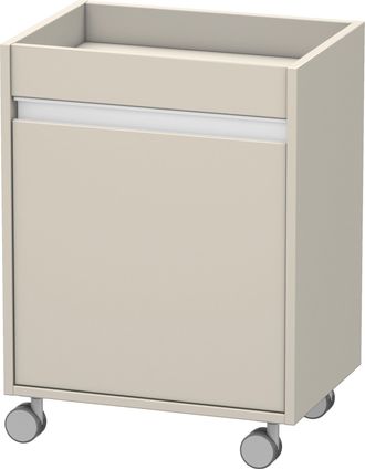 Duravit Mueble Duravit Ketho Con Ruedas 360x500x670mm Apertura Izquierda Taupe