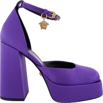 Versace Medusa Aevitas Platform Pumps, Brand Size 40 ( US Size 10 )