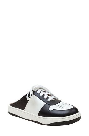 Linea Paolo Kieran Mule Sneaker in Black/Eggshell at Nordstrom, Size 10