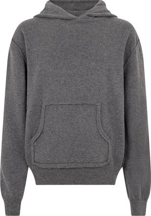 Maison Margiela Hooded Sweater - Heren - Hoodies - Grijs - M - Wol - Hoodies & sweatvesten